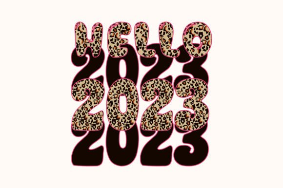 2023 Happy New Year Retro Groovy Design Review
