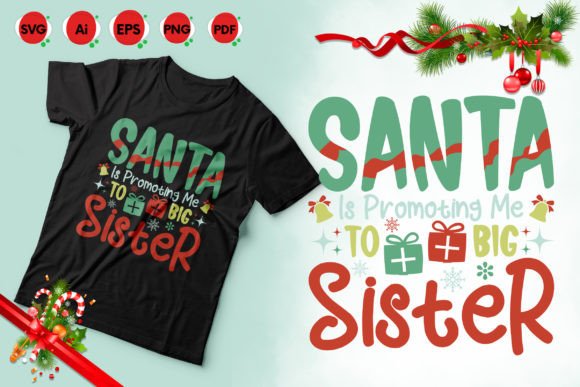 Big Sister Retro Christmas T-shirt Review