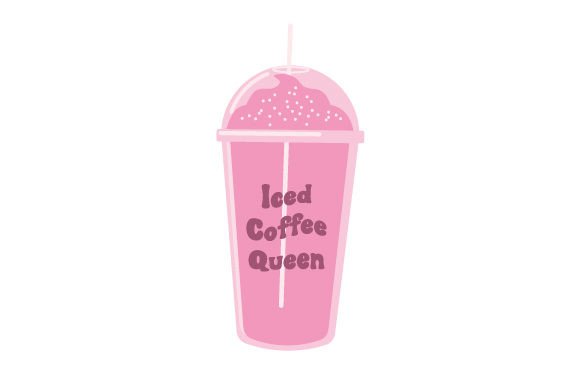 Iced Coffee Queen Retro Groovy Style Review