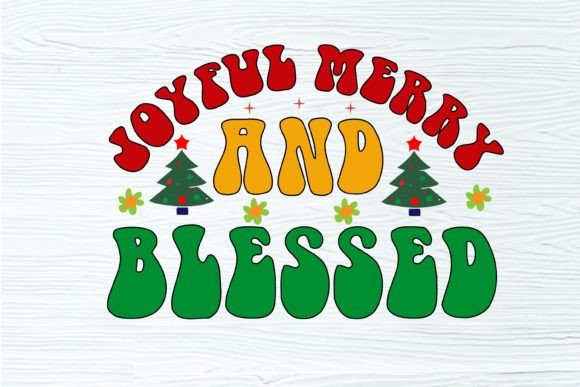 Joyful Merry and Blessed Christmas Retro Review