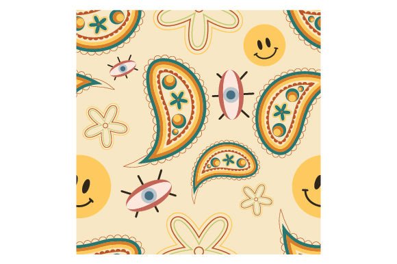 Retro 70s Paisley Pattern Review