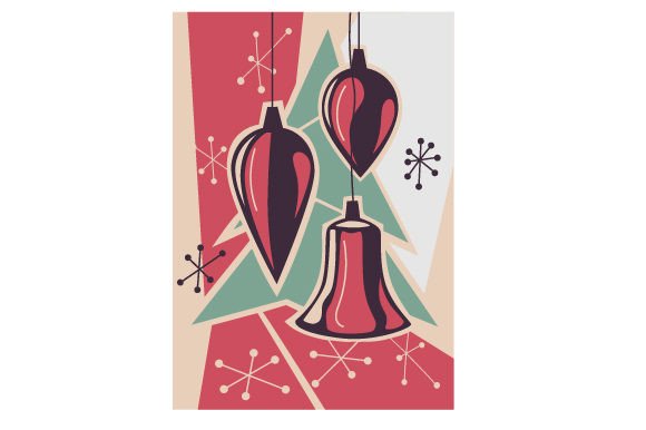 Retro Christmas Ornament Poster Embroidery Review