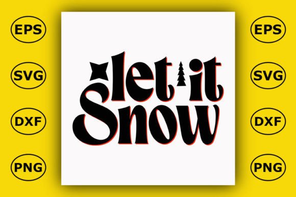Retro Potholder Design, Let It Snow