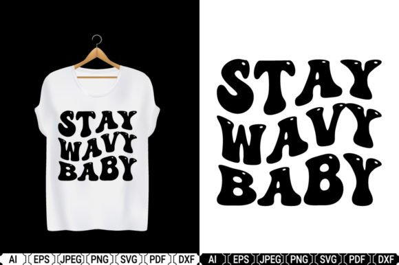 Retro T-shirt or Hippie Wavy Design Review